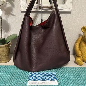 Coach style 86760 Bandit Hobo 39 Leather Shoulder Bag in Oxblood/Gunmetal